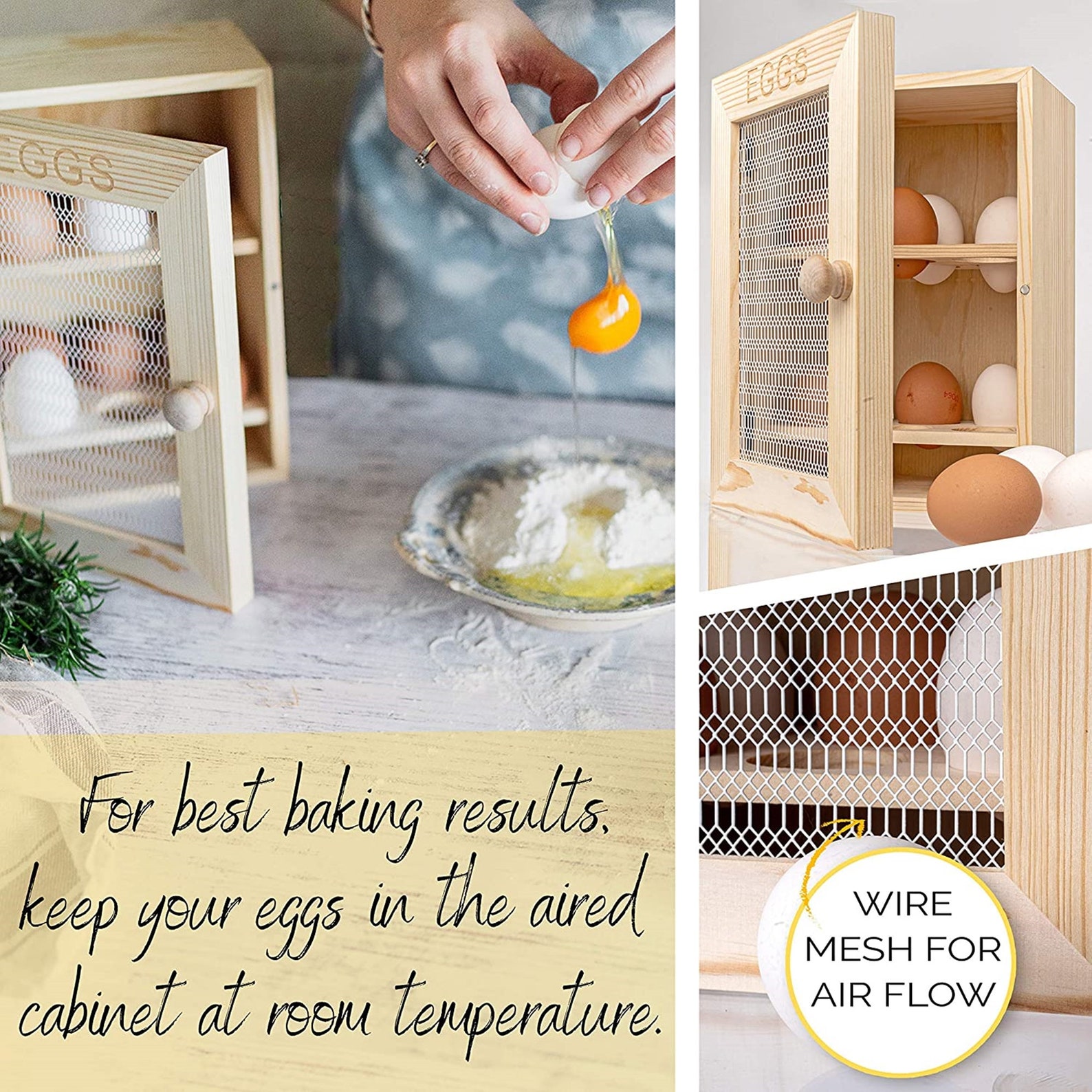 Wooden Egg Holder Countertop Egg Storage 12 Eggs Egg Etsy