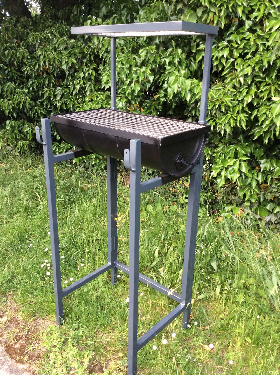 Bbq. Oil Drum Bbq. Barbecue. Barbeque. Charcoal Bbq. Upcycled Etsy