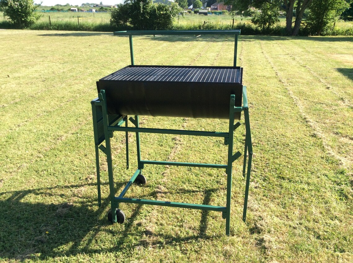 Upcycled Oil Drum. Barbeque. Barbecue. BBQ. Charcoal BBQ. Etsy