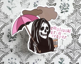 Emotionele Grim Reaper-sticker