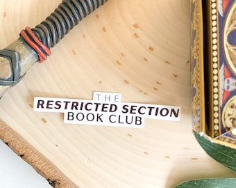 The Restricted Section Book Club Sticker