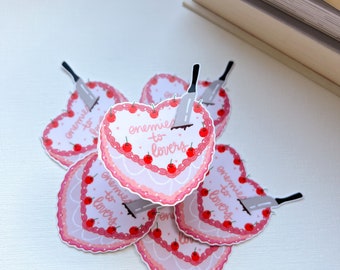 Enemies to Lovers Cake Sticker