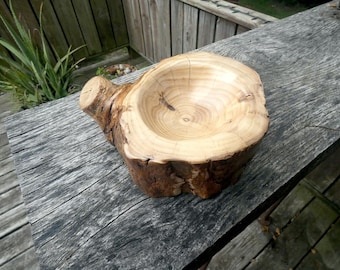 Nice Birchwood Wood Bowl