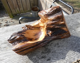 Primitive Driftwood Wood Bowl