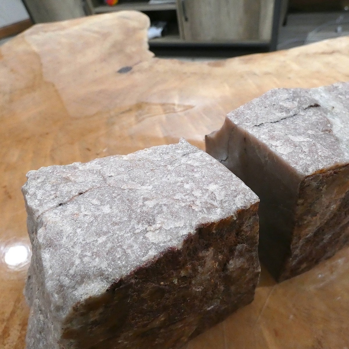Baraboo Pink Lady Quartzite Rock Bookends - Etsy