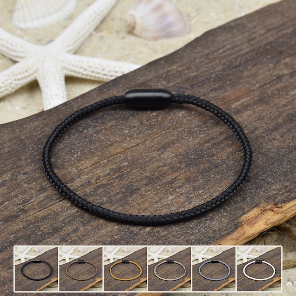 Armband TILO | Segeltau | 3 mm | Surfer | Magnetverschluss | 01