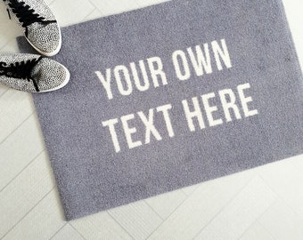 Your Own Message Personalised Doormat