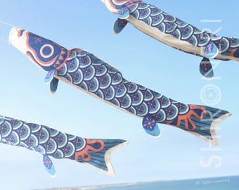 KOINOBORI drop of blue, a japanese charm for joy.