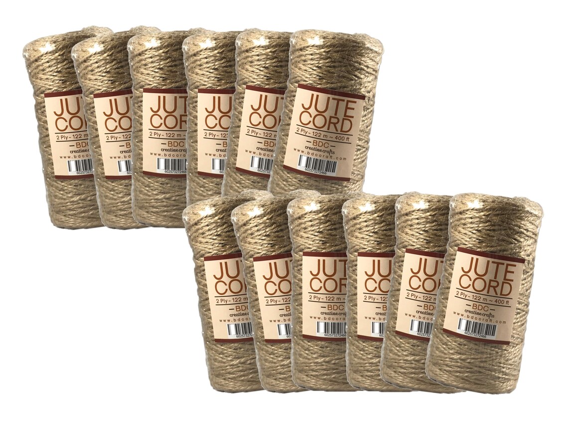 Jute Cord 12 Spools for Crafting Macramé Card Making Gift Etsy Australia