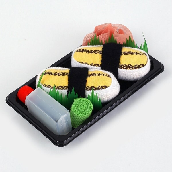 Sushi Socken 1 Paar, Tamago Nigiri