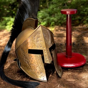 Great King Spartan Helmet/300 Movie Spartan Helmet/Medieval Greek Roman Helmet/Battlefield Warrior Costume/Halloween Cosplay