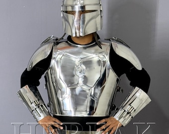 Mandalorian Armor Suit, Premium Steel, Star Wars Cosplay