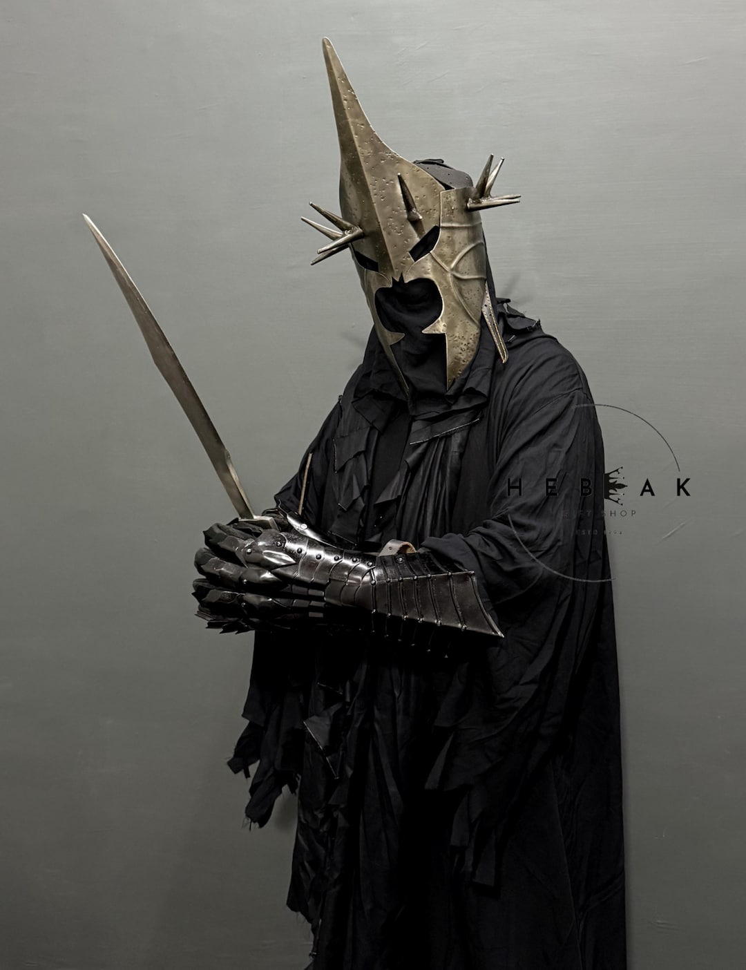 Dark Ringwraith Black Armor Costume Perfect Halloween Outfit Ringwraith ...