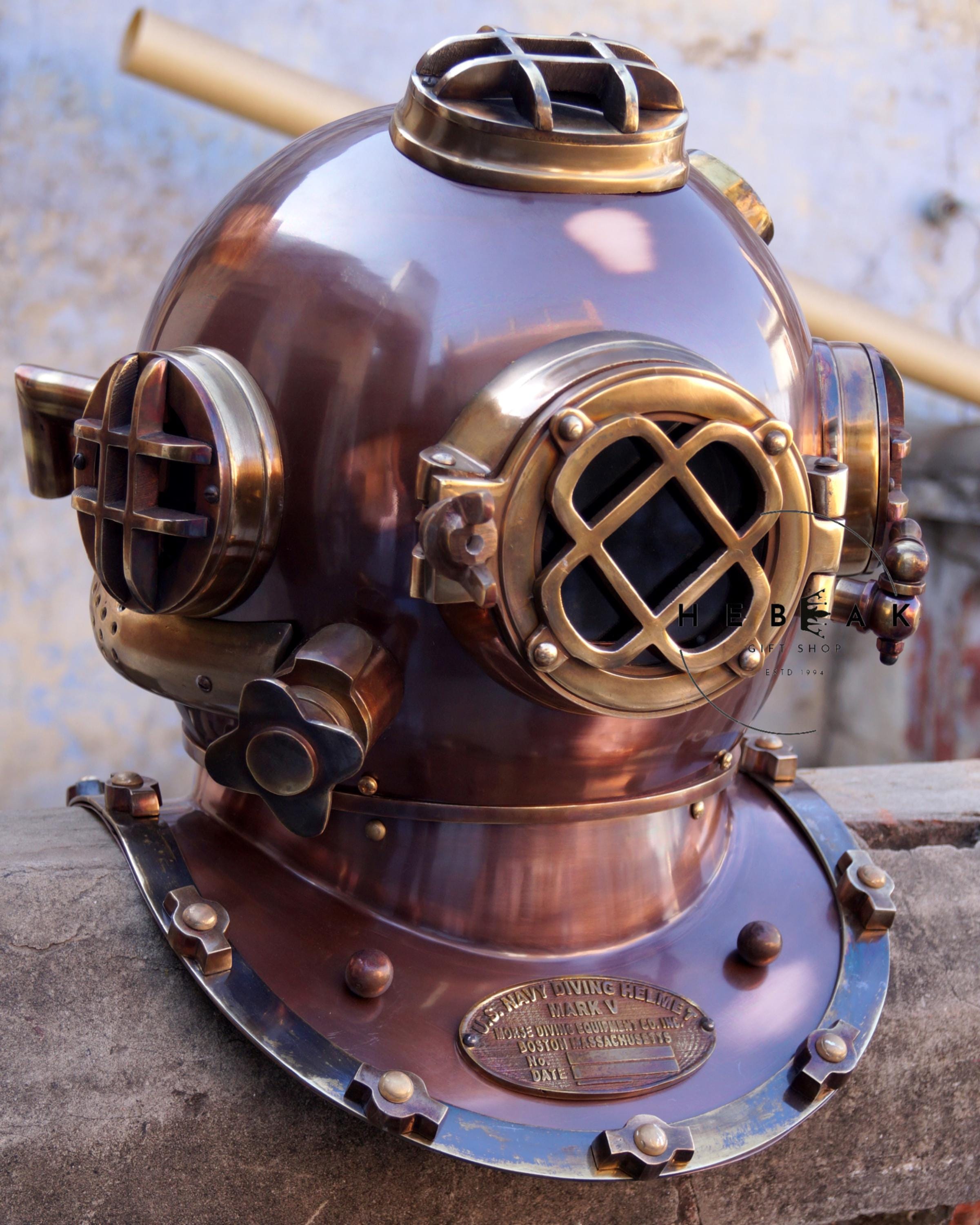 Vintage US Navy Mark V Diving Helmet: 18