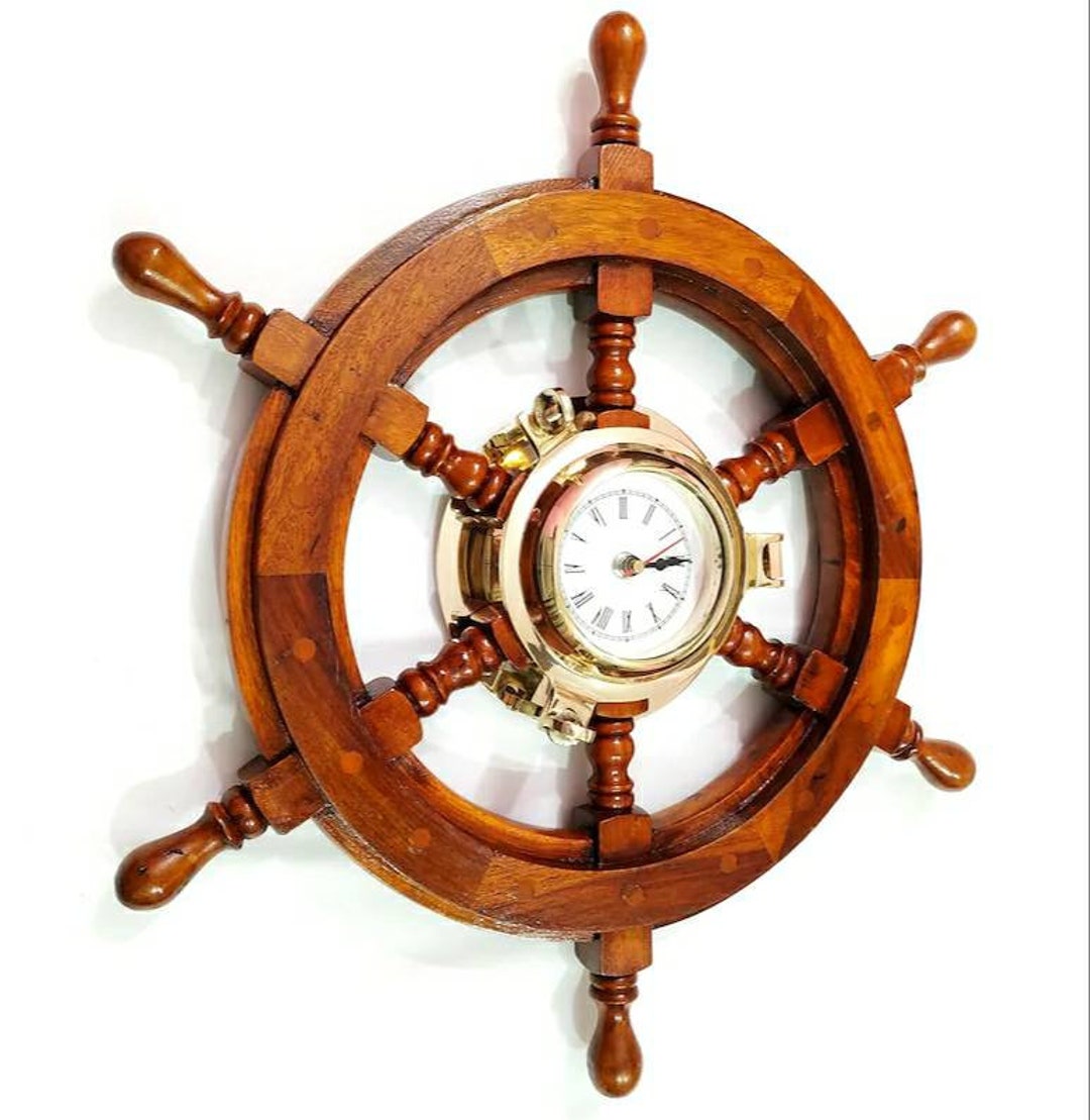 Porthole Vintage Clock Nautical Wall Clock Home Decor 18 Etsy