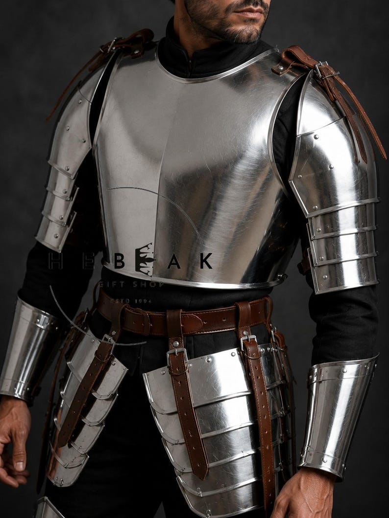 Medieval Knight Armor Suit | Full Body Steel Plate Armor Costume ...