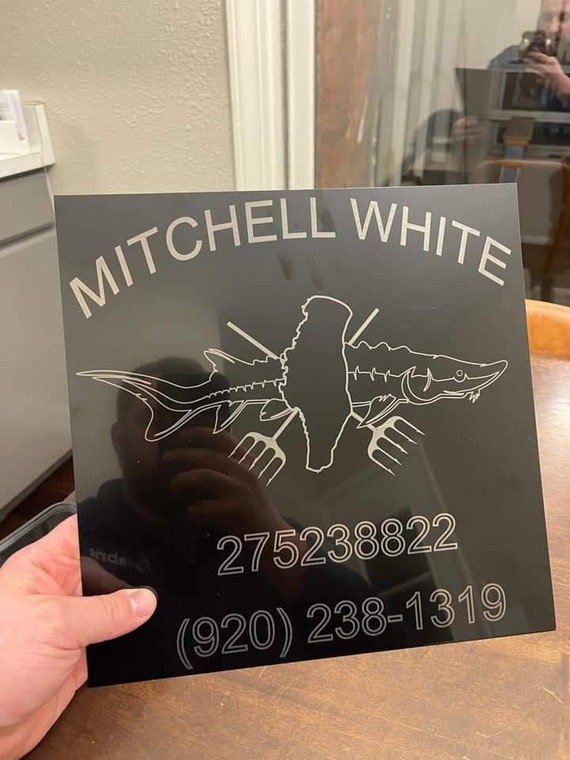 NEW OPTIONS Sturgeon Spearing / Ice Shanty Name Etsy