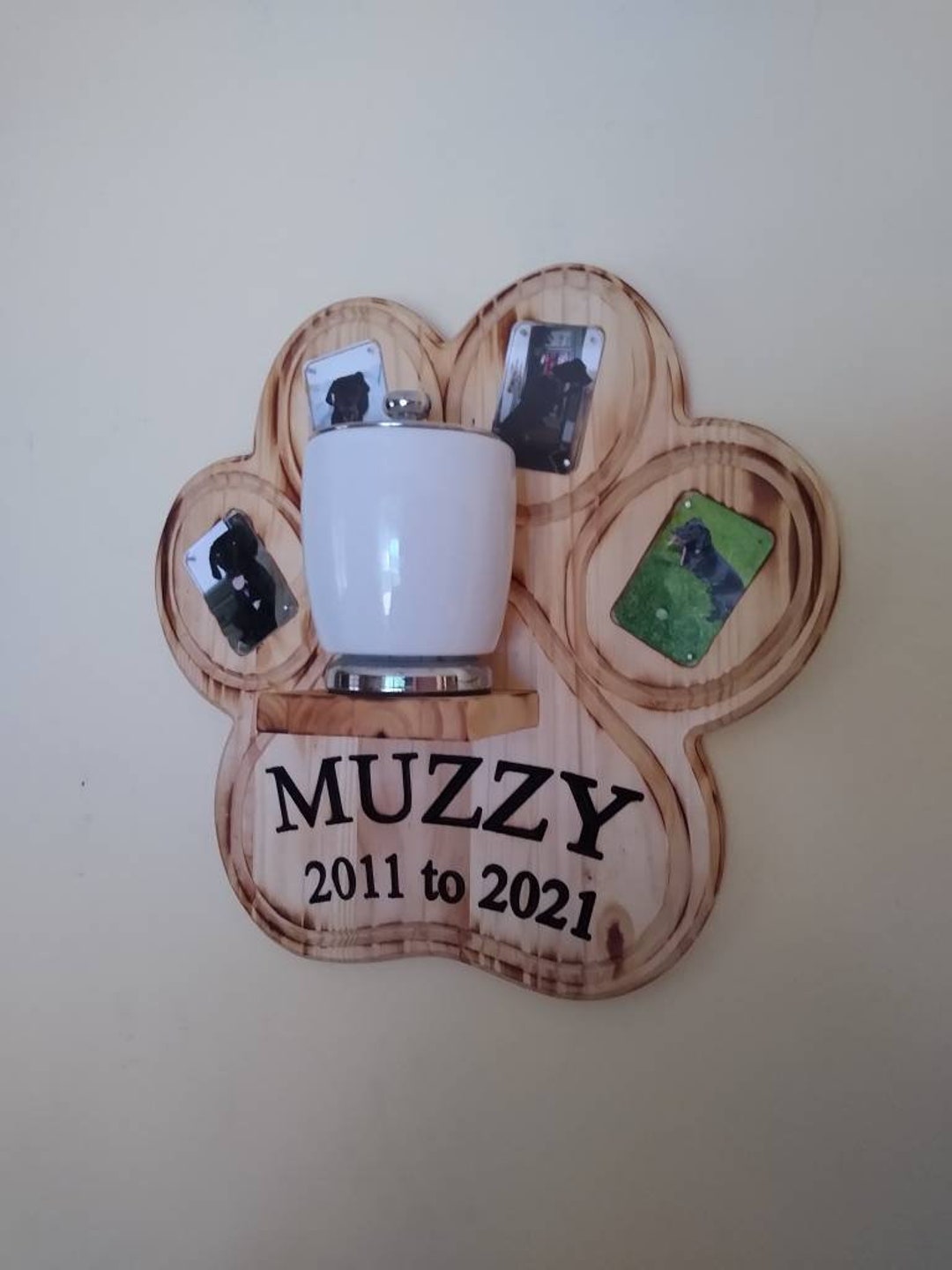 Pet Memorial Plaque Urn Shelf Etsy