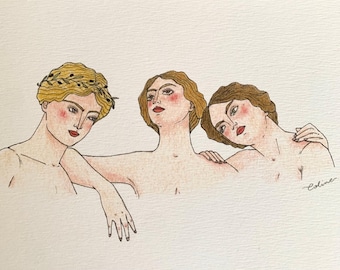Illustration « Les trois grâces »