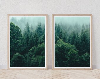Forest Print Set 2 - Etsy Forest Print Set 2 - Etsy