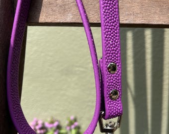 Textured Biothane Leash, Pebble embossed biothane leash