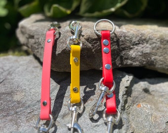Dog collar safety clip