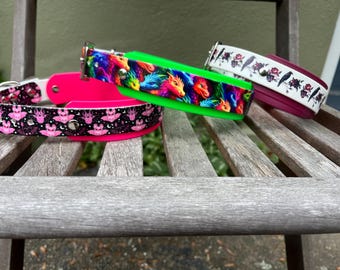 Patterned Biothane Overlay Collar