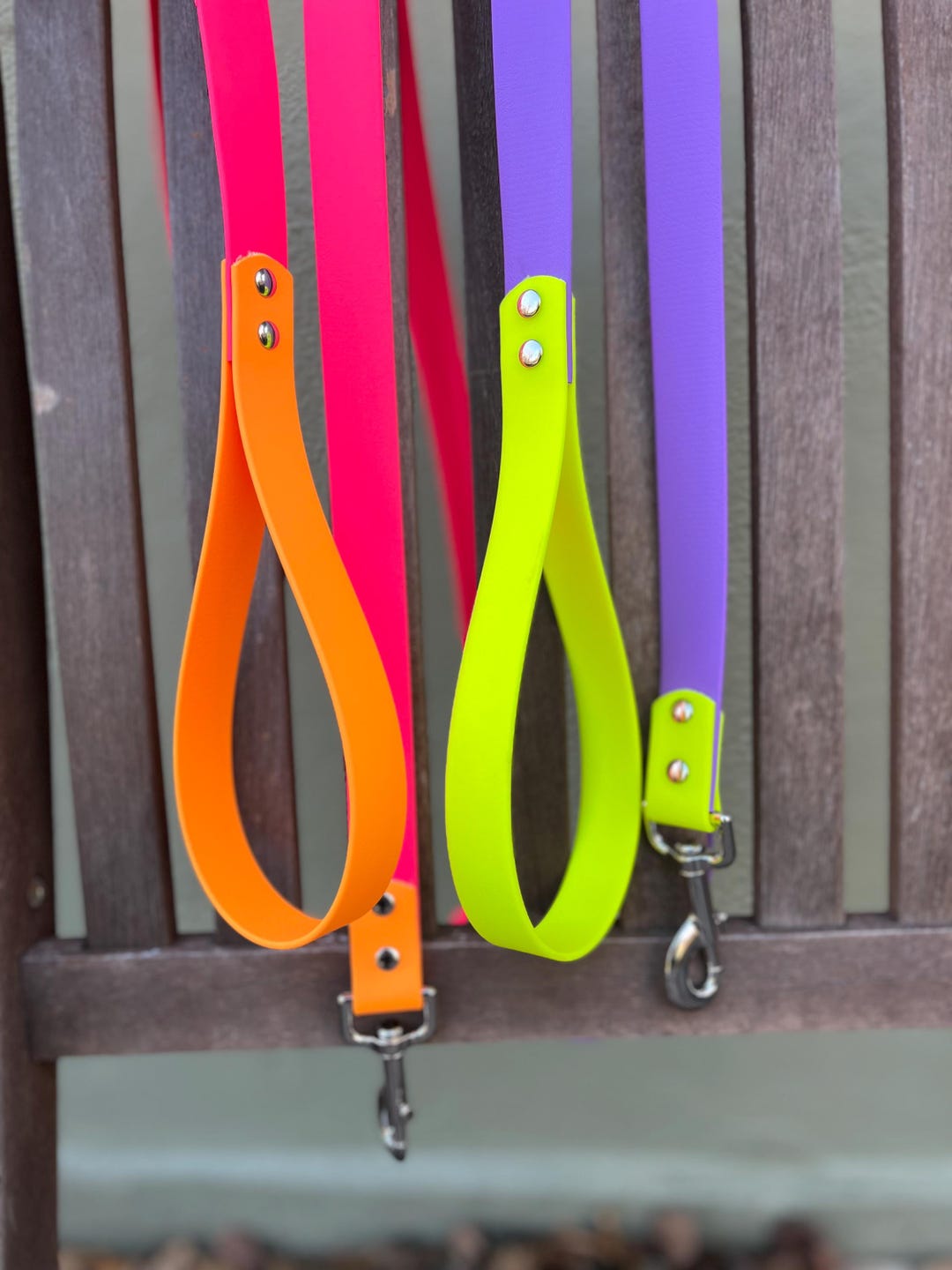 Biothane Dual Color Dog Leash - Etsy