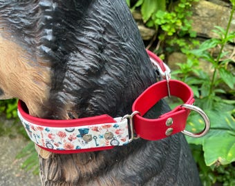 Dual Layer Martingale Collar, Patterned Biothane
