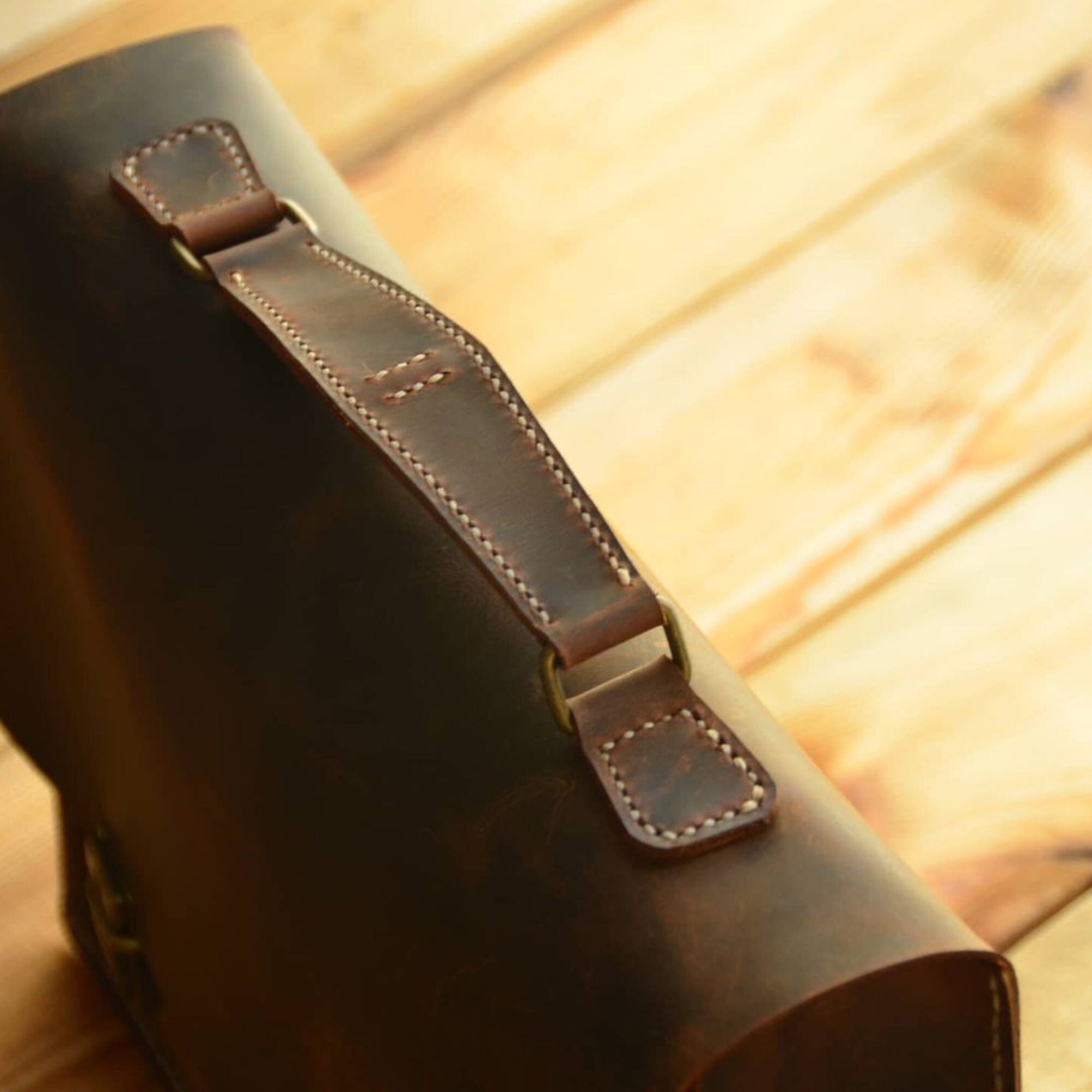 Leather Messenger Bag India Post Office Holiday Gift for Men Etsy