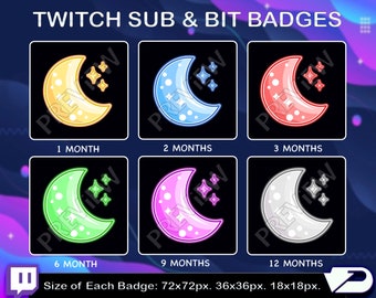 Twitchemotesstore の Twitch Sub Emotes Badges Twitch Sub