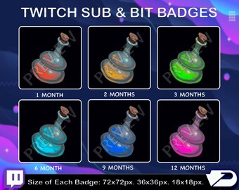 Twitchemotesstore の Twitch Sub Emotes Badges Twitch Sub
