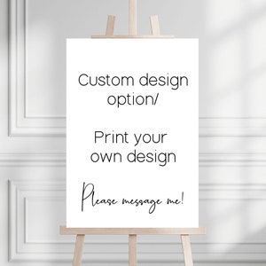 Custom Design | Print Your Own Design | Just Print Service Welcome Sign | Design A Custom Sign To Fit Your Theme
