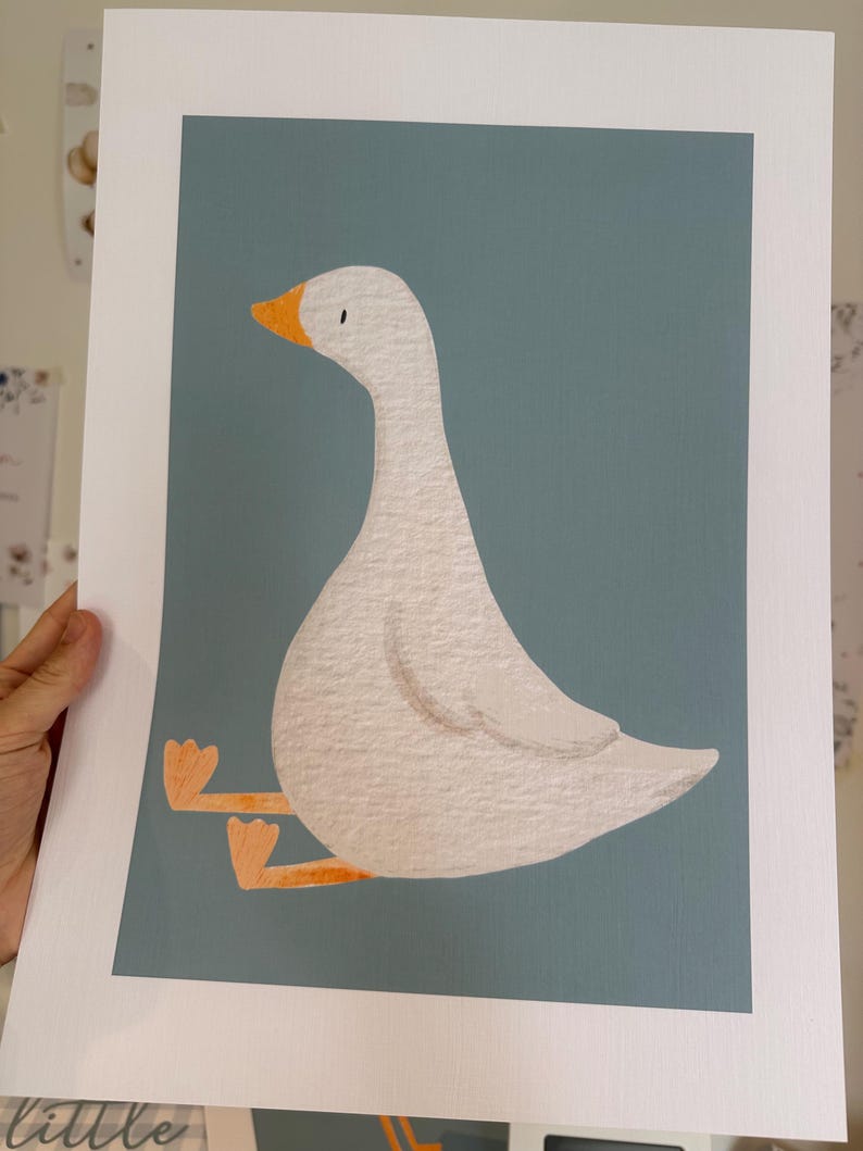 Goose Nursery Prints | You Are So Loved Prints | Boys Nursery Prints | Silly Goose Prints | Boys Nursery Decor | Boys Playroom Prints image 4