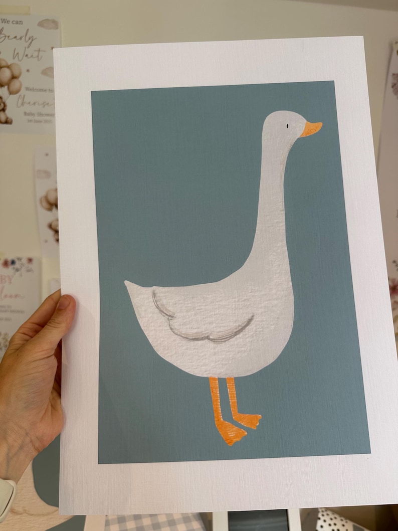 Goose Nursery Prints | You Are So Loved Prints | Boys Nursery Prints | Silly Goose Prints | Boys Nursery Decor | Boys Playroom Prints image 3