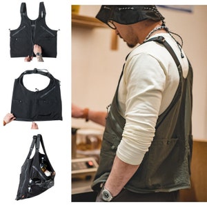 Vest/Bag 2-in-1 Practical Modern Multiple Pockets Gilet/Sac 2-en-1 Poches Multiples Pratiques et Modernes Collection Tactical/Adventure FFD image 1