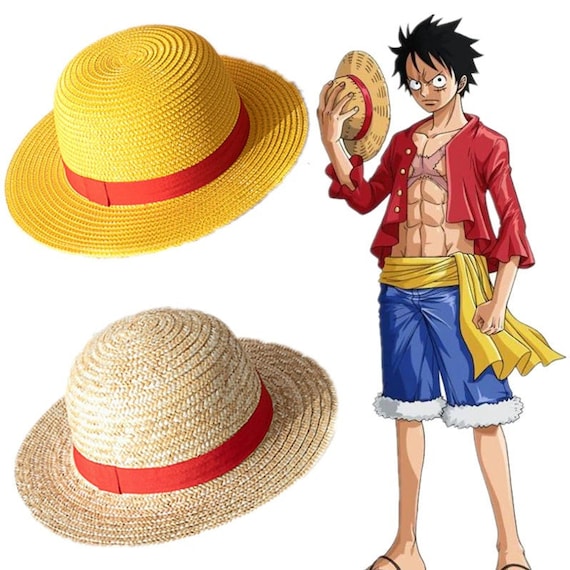 LUFFY Straw Hat With Sun Protection Holding Cord for Women and Etsy
