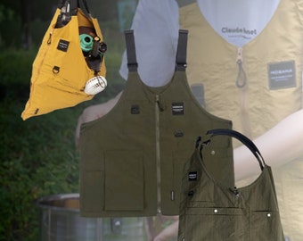 2-in-1-Taktische Jacke für manuelle und kreative Aktivitäten. Ultra-resistentes Baumwoll-Mesh-Multifunktionswesten-Collection FFD Tactical/Adventure