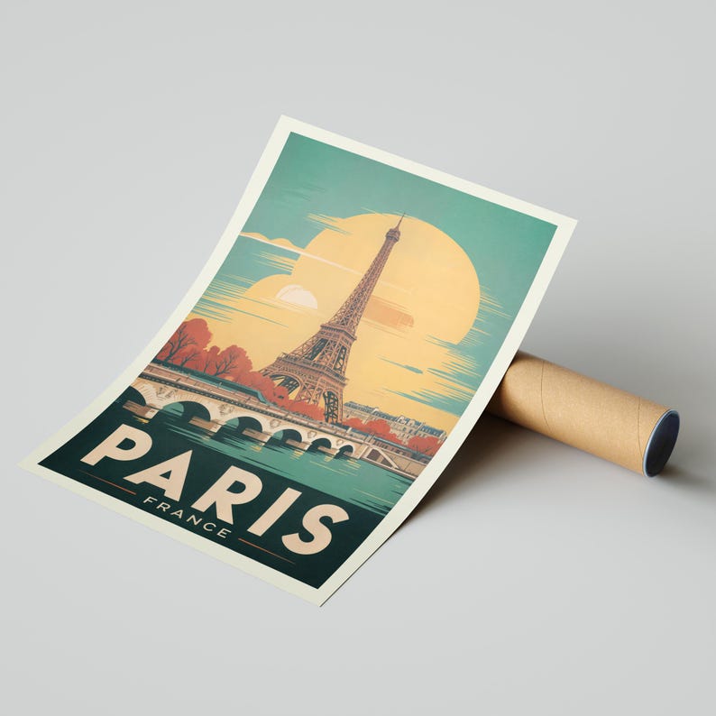 France: Paris Poster Print printed paper sample poster