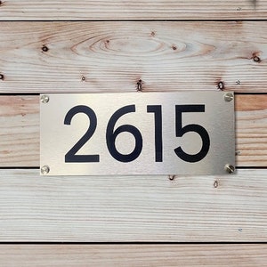 House Numbers, Vertical Address Plaque, Horizonatal Address Sign, Address Number, Modern House Numbers
