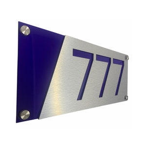 House Numbers, Vertical Address Plaque, Horizonatal Address Sign, Address Number, Modern House Numbers
