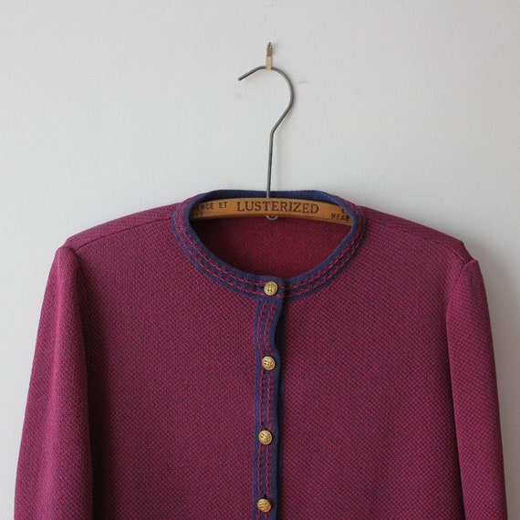 Vintage Fun Raspberry Blazer - image 5