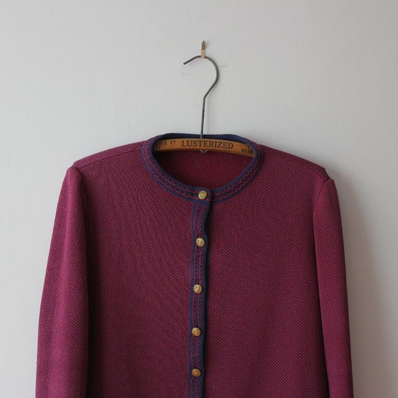 Vintage Fun Raspberry Blazer - image 4