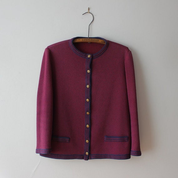 Vintage Fun Raspberry Blazer - image 3