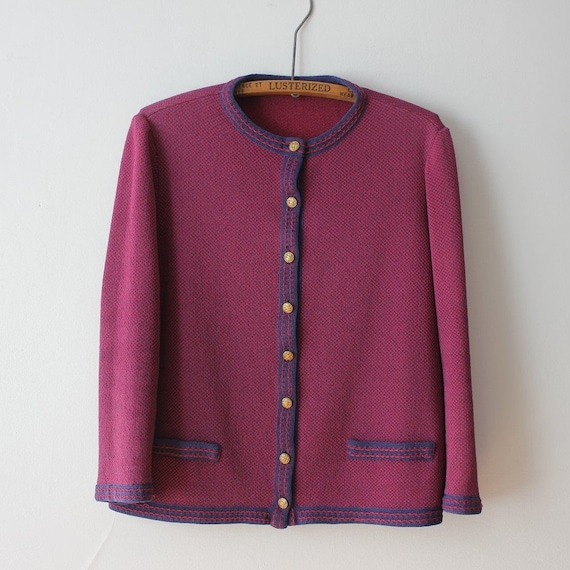 Vintage Fun Raspberry Blazer - image 2