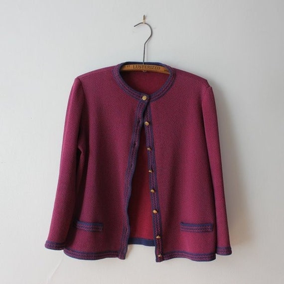 Vintage Fun Raspberry Blazer - image 1