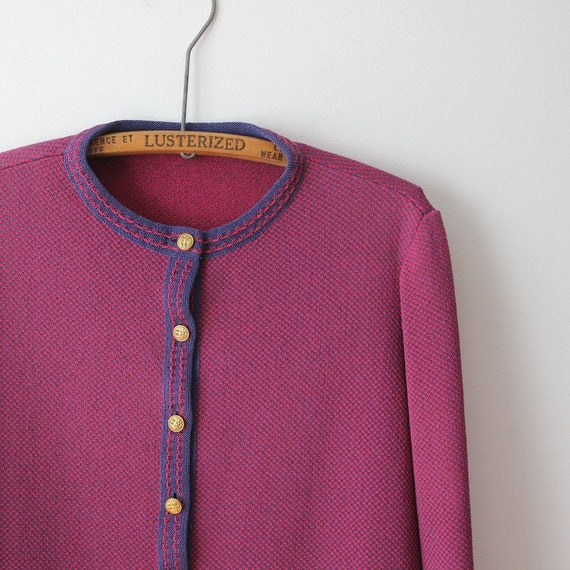 Vintage Fun Raspberry Blazer - image 6