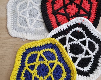 CROCHET PATTERN Pentagram Etsy