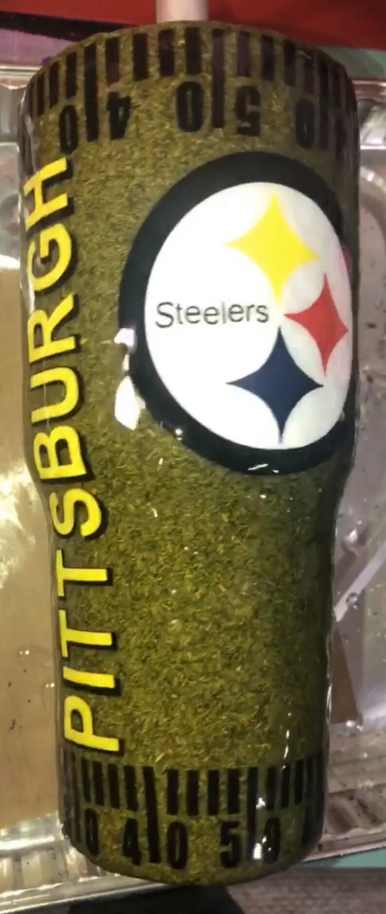 Football Field Tumbler Etsy