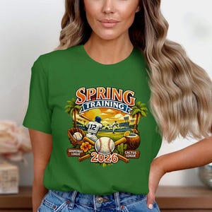 Spring Training T-Shirt: Baseball, 2026, Cactus League, Grapefruit League